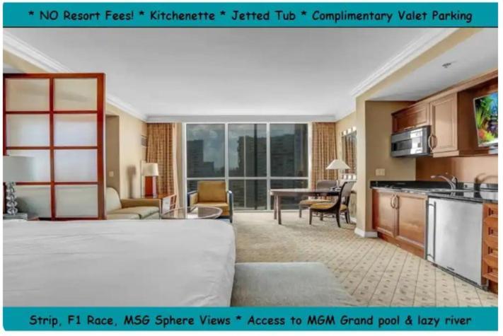 Signature Mgm Suite With Strip And Sphere View Las Vegas Eksteriør bilde