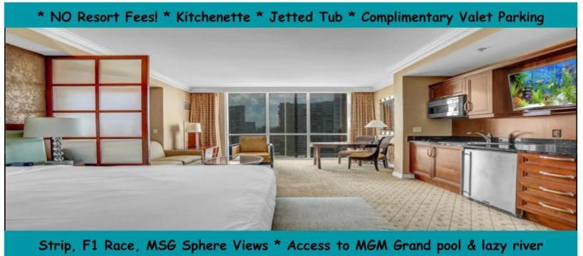 Signature Mgm Suite With Strip And Sphere View Las Vegas Eksteriør bilde