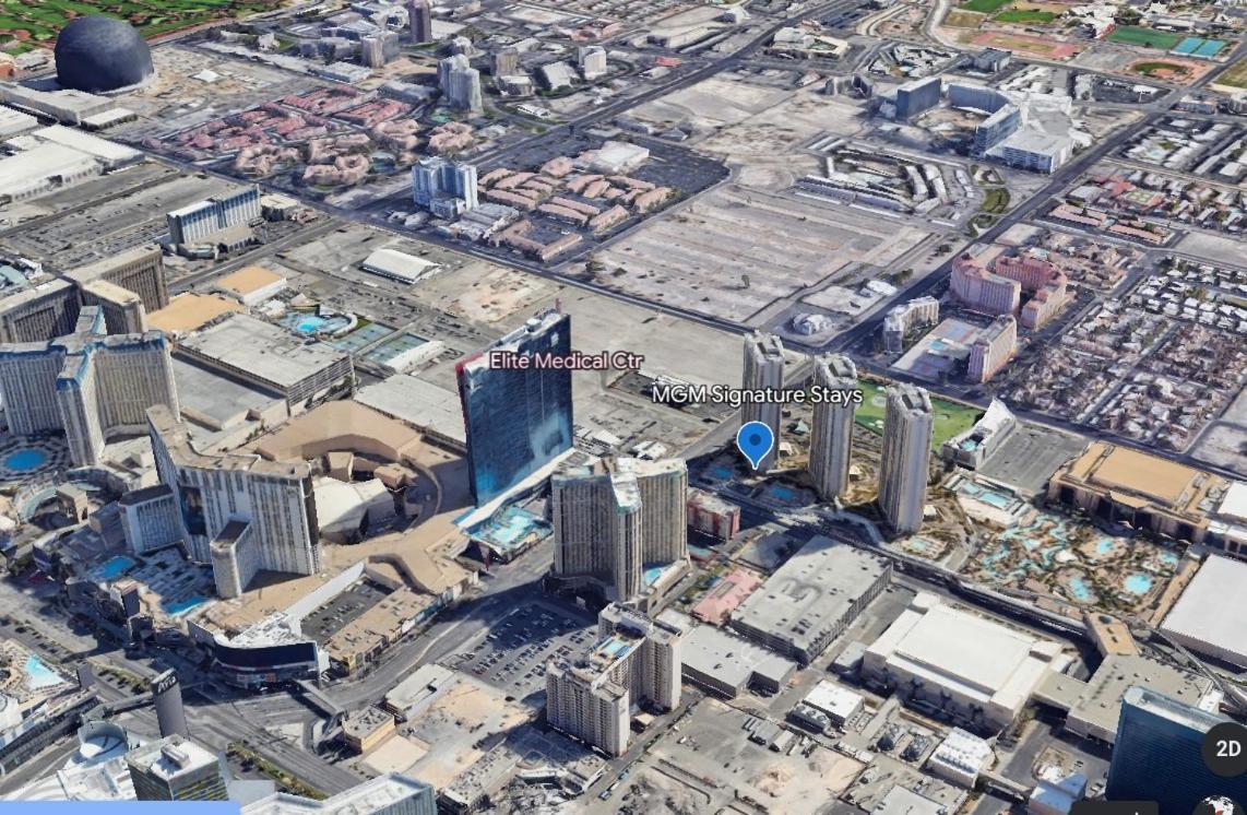 Signature Mgm Suite With Strip And Sphere View Las Vegas Eksteriør bilde